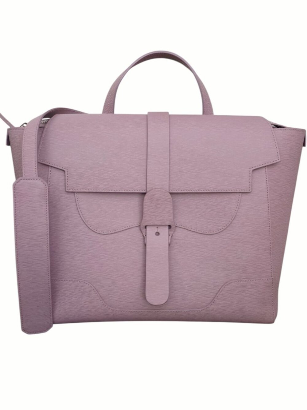 Senreve Maestra Bag Large Lilac Mimosa Saffiano Leather Convertible Backpack